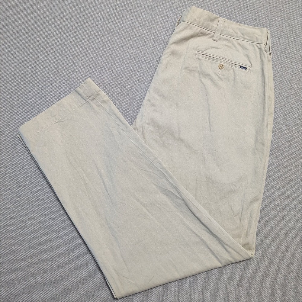 Polo Ralph Lauren Chinos Men's Khaki 40x32 Classic Fit Cotton Pants